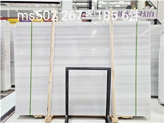 Greece Galaxy White Marble Slab Customized Size Wall Tiles