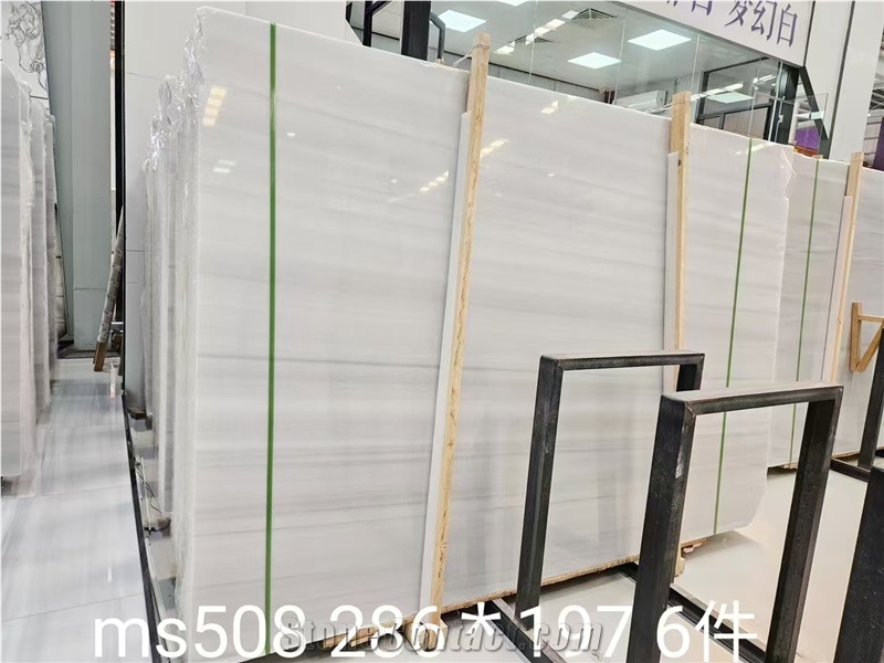 Greece Galaxy White Marble Slab Customized Size Wall Tiles