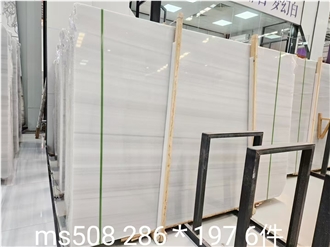 Greece Galaxy White Marble Slab Customized Size Wall Tiles