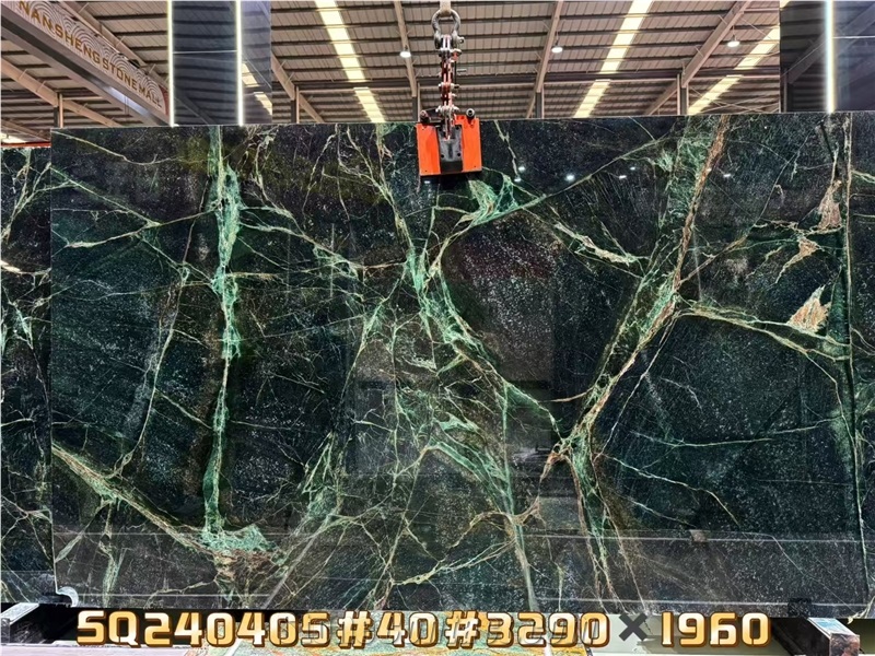 Greece Verde Decalio Marble Slabs Polished Green Marble