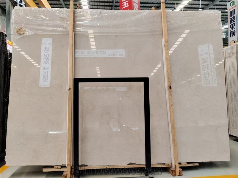 Iran Royal Botticino Marble Slab Customized Size Wall Tiles
