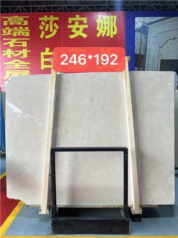 Iran Royal Botticino Marble Slab For Cutting Floor Tiles