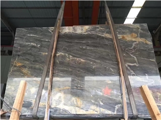 Italy Florence Grey Marble Slab Floor Tiles