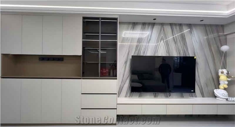 Italy Palissandro Blue Big Slabs Tiles Marble Wall