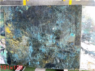 Lemurian Blue Granite Slab Pattern For Cutting Size