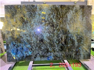 Lemurian Blue Granite Slab Pattern For Cutting Size