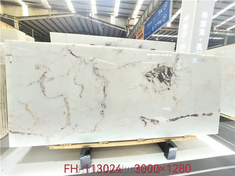 Namibia Oyster White Marble Slab Flooring Wall Tiles