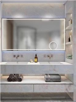 Namibia Oyster White Marble Slab Flooring Wall Tiles