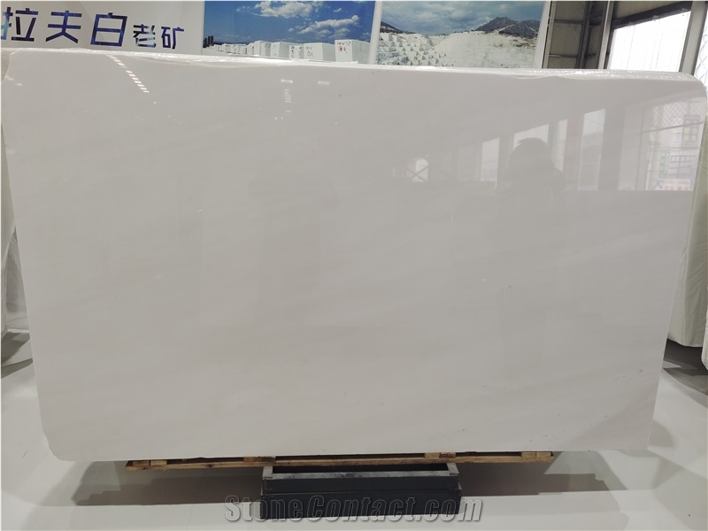 Polished Book Matching Slabs Sivec White Marble Slabs