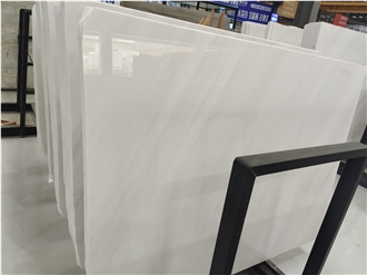 Polished Book Matching Slabs Sivec White Marble Slabs
