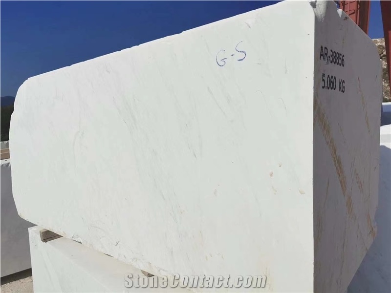 Quarry Direct Supply Greece Ariston White Marble Blocks
