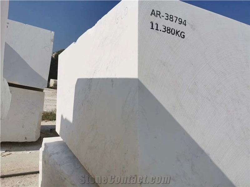 Quarry Direct Supply Greece Ariston White Marble Blocks