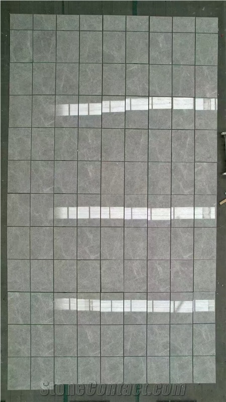 Turkey Hermes Gray Marble Slab For Cutting Floor Tiles