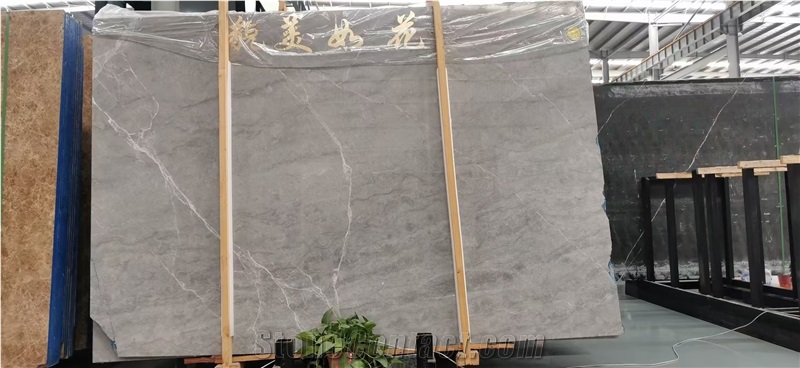 Turkey Hermes Grey Marble Slabs, Flooring Tiles