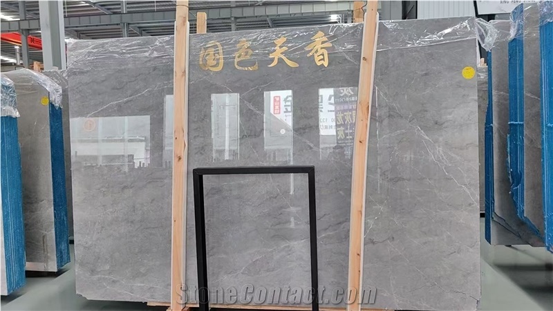 Turkey Hermes Grey Marble Slabs, Flooring Tiles