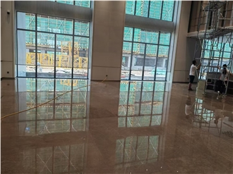 Turkey New Altman Beige Marble Polished Marble Tiles Slabs
