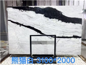 Turkey Panda White Marble Slabs