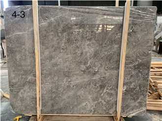 Turkey Tundra Grey Marble Slab Customized Size Floor Tiles
