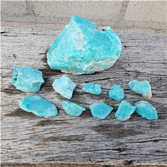 Amazonite Rough Stone Boulders – Decorative Mineral