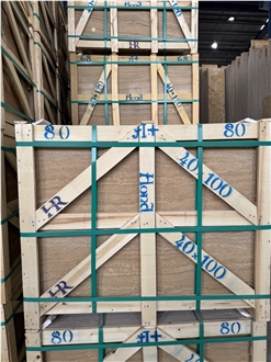 Atashkooh Light Travertine Tiles, Slabs