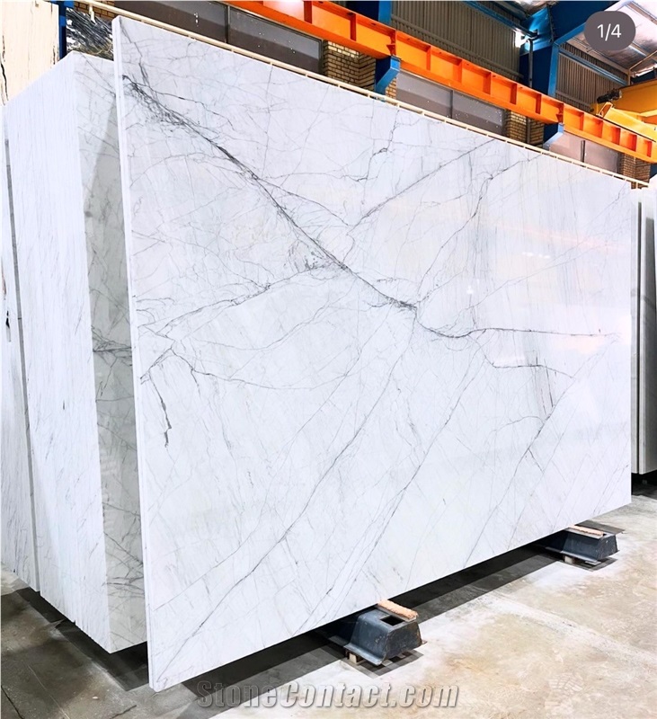 Bianco Marble Slabs, Marble Tiles
