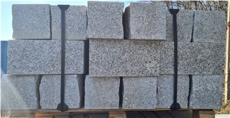 Grey Granite Sawn And Split Masonry Stone 40/40/60-120 Cm