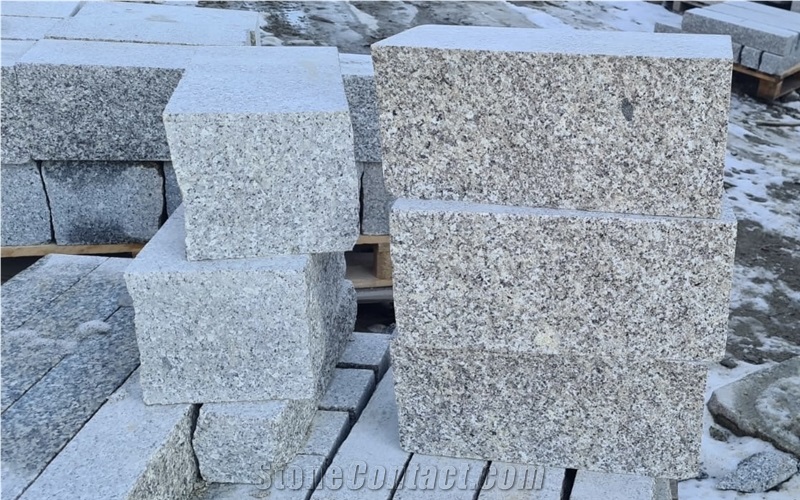 Grey Granite Sawn And Split Masonry Stone 40/40/60-120 Cm