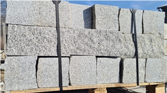 Grey Granite Sawn And Split Wall Stone 20/20/40 Cm Masonry