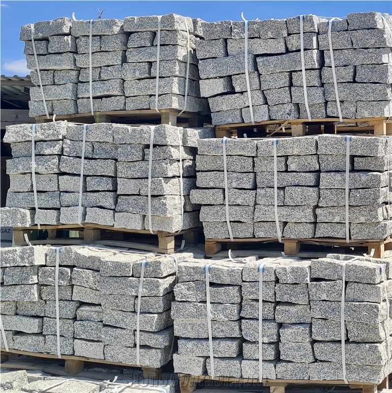 Grey Rough-Split Wallstone Masonry Blocks 40/40/60-120 Cm