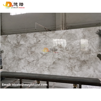 Backlit Onyx Faux Alabaster Sheets Wall