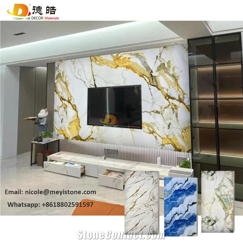 Backlit Onyx Lightweight Ultrathin Artificial Stone Slabs