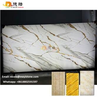Backlit Onyx Lightweight Ultrathin Artificial Stone Slabs