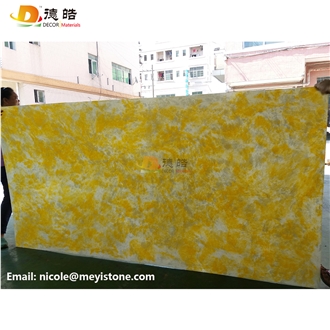 Backlit Onyx Panels Faux Alabaster