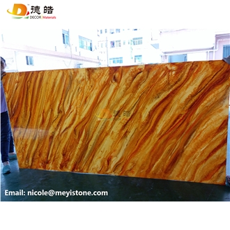Backlit Onyx Panels Faux Alabaster