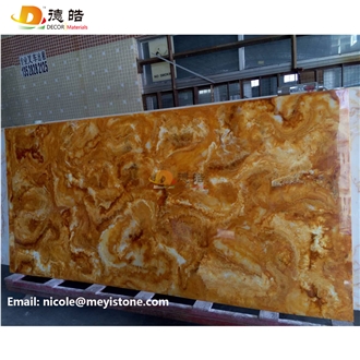Backlit Onyx Translucent Stone Artificial Stone