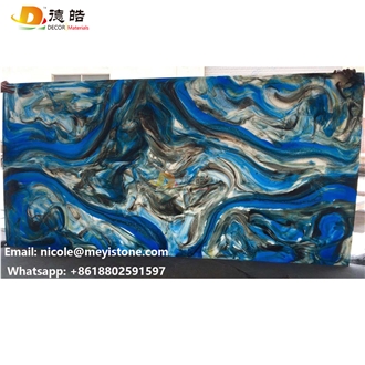 Customized Backlit Onyx Faux Alabaster