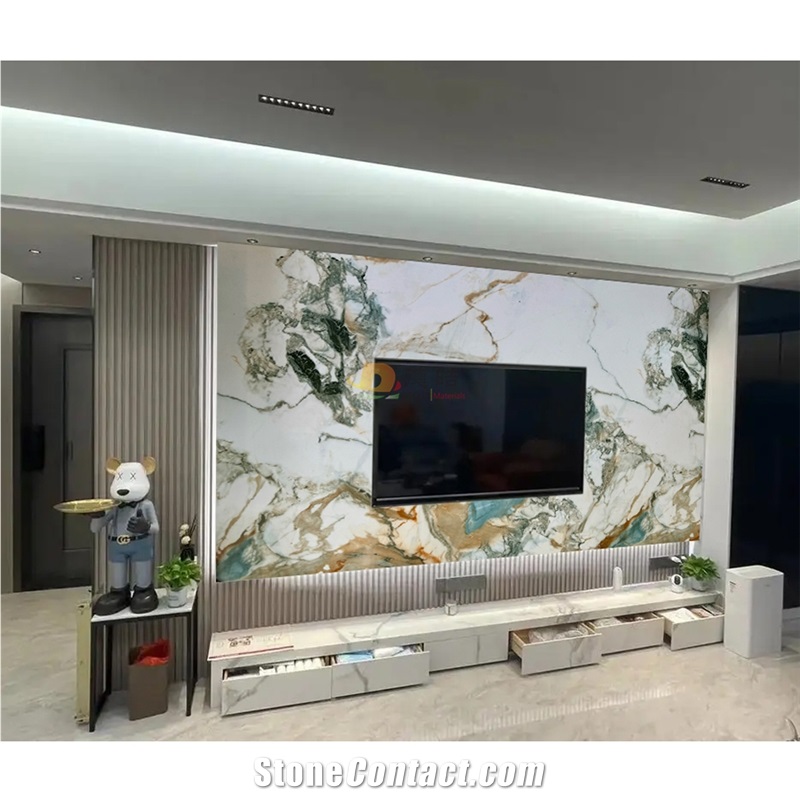 Ultrathin Wall Panel Backlit Onyx  Artificial Stone Slabs