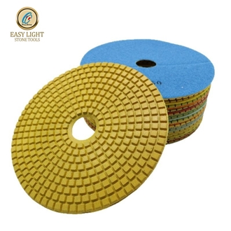 100Mm Granite And Marble Wet Flexible Diamond Polishing Pads