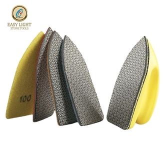 Excellent Flexible Electroplated Diamond Hand Polishing Pads