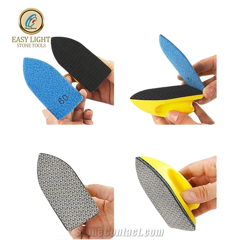 Excellent Flexible Electroplated Diamond Hand Polishing Pads
