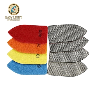 Excellent Flexible Electroplated Diamond Hand Polishing Pads