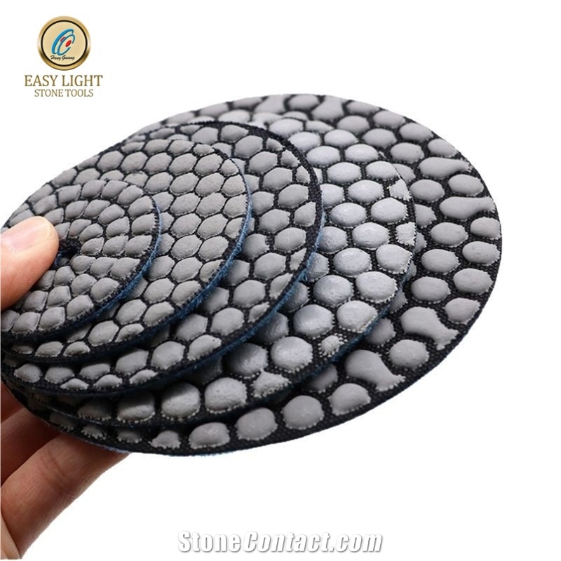 Flexible Dry Polishing Pads For Granite And Marble