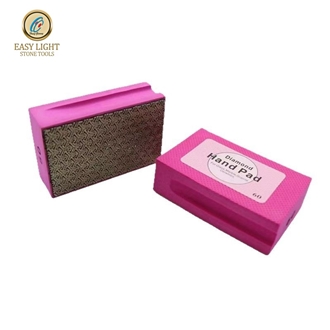 High Quality Electroplated Diamond Hand Pad For Stones