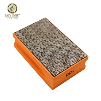 High Quality Electroplated Diamond Hand Pad For Stones