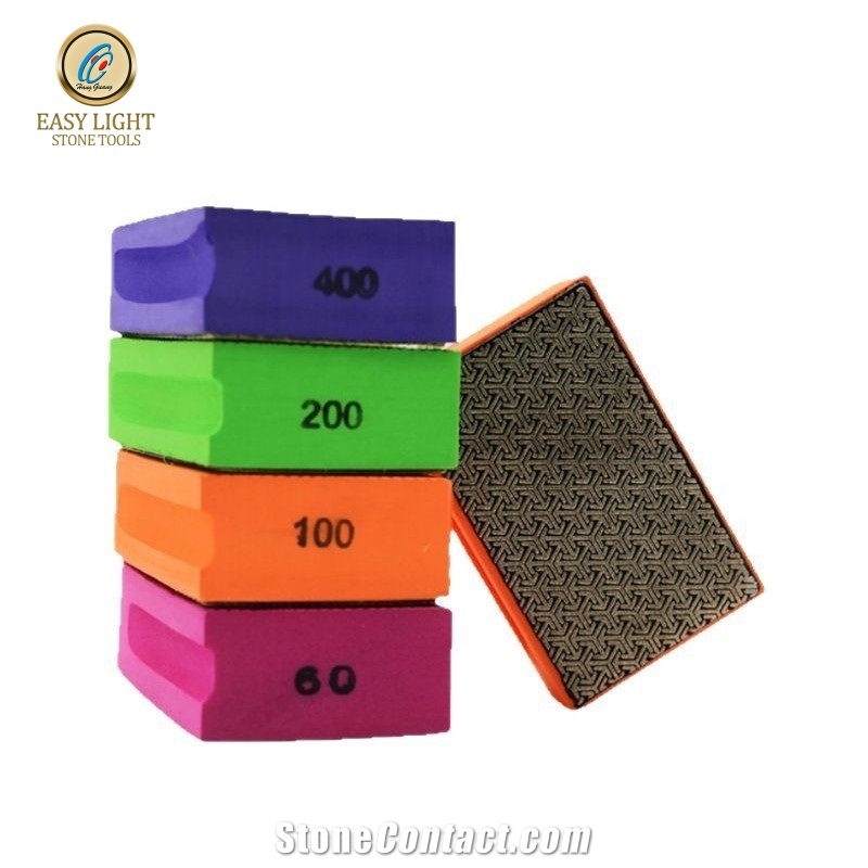 High Quality Electroplated Diamond Hand Pad For Stones