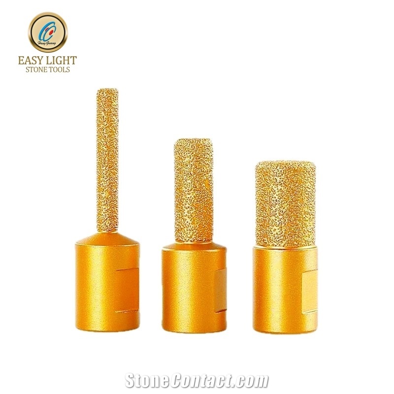 M10 M14 Thread Vacuum Brazed Diamond Core Drill Bits
