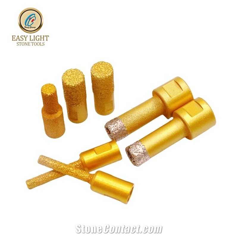 M10 M14 Thread Vacuum Brazed Diamond Core Drill Bits