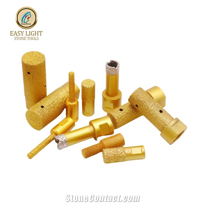 M10 M14 Thread Vacuum Brazed Diamond Core Drill Bits