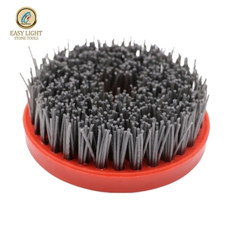 Round Frankfurt Fickert Diamond Brushes For Stone Polishing