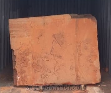 Red Travertine  Slabs
